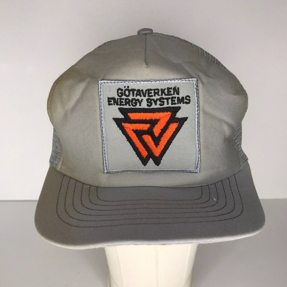 Gotaverken Energy Systems Gray Mesh Snapback Trucker Hat